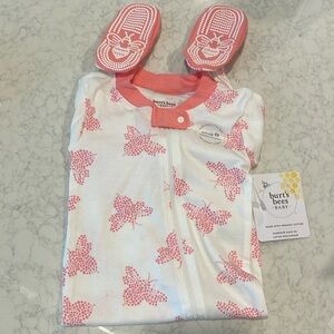 BURTS BEES FOOTIE PJS FOR BABY GIRL
